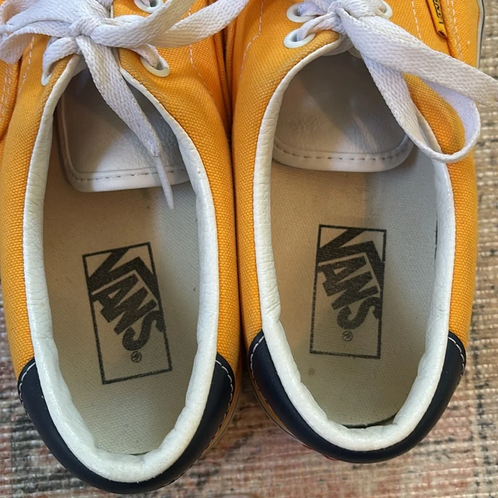 Vans Yellow Canvas Sneakers